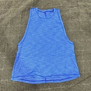 Blue lululemon muscle tank